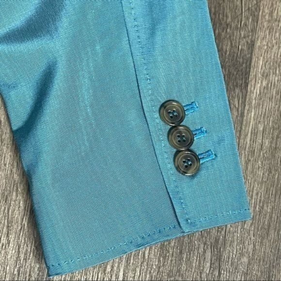 Oscar de La Renta Double Breasted SlateBlue Blazer size 10 - Picture 14 of 15